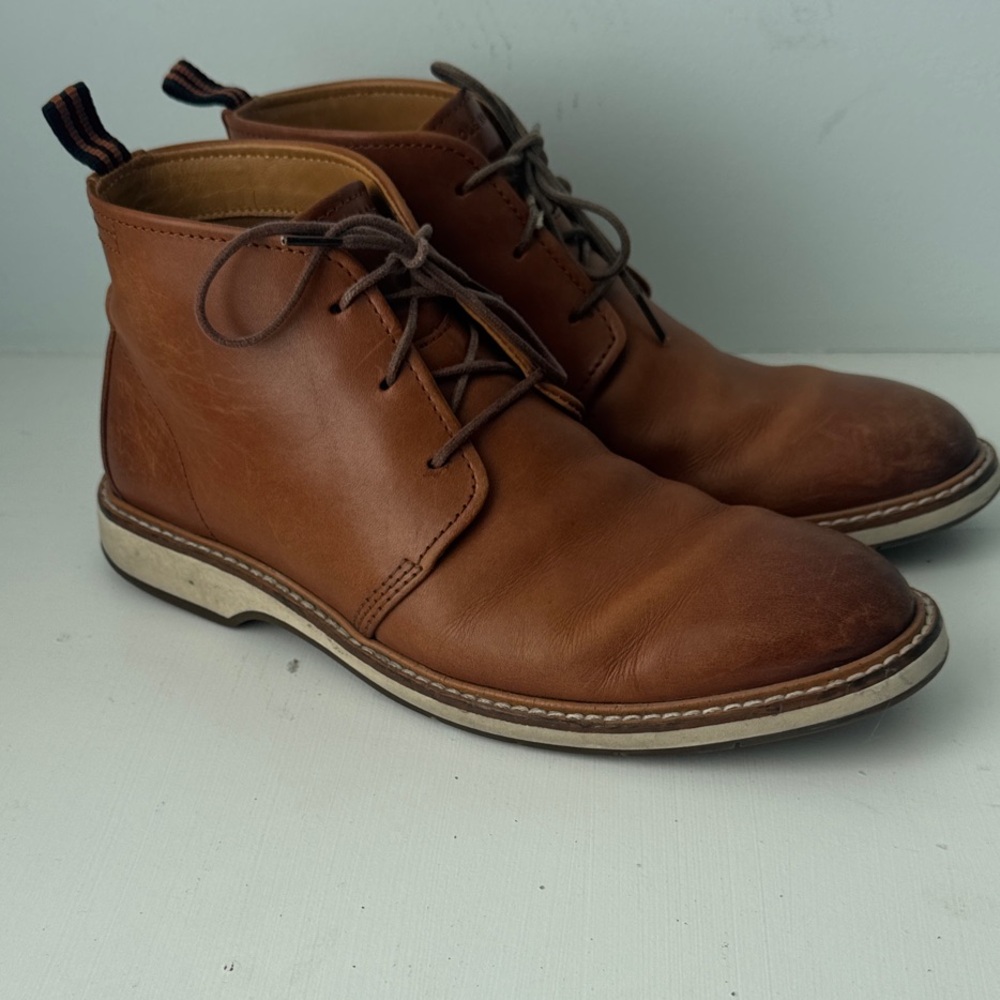 Cole Haan Tan Leather Chukka Boots